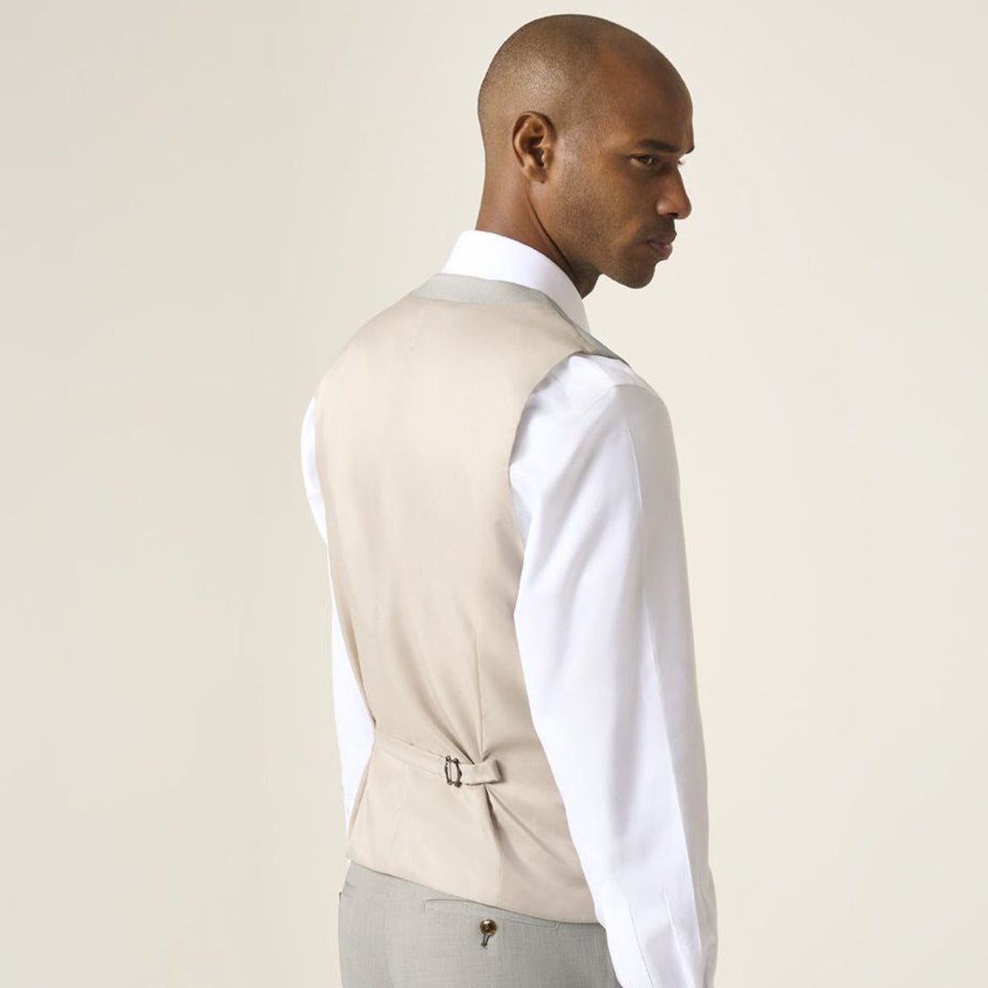 Baks MM10197 Redding Stone Beige Suit Waistcoat - Baks Menswear Bournemouth