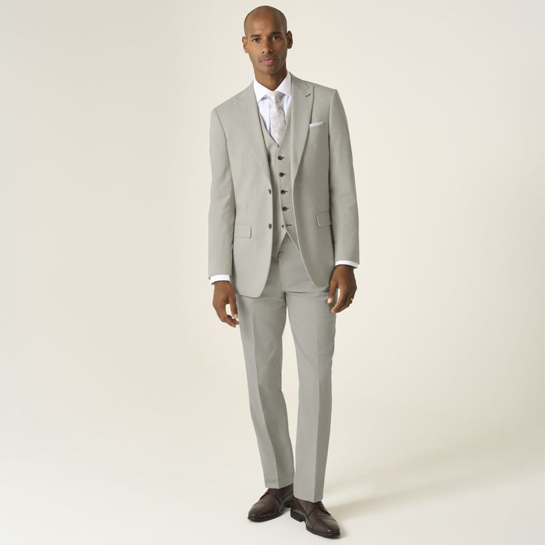 Baks MM10197 Redding Stone Beige Suit Waistcoat - Baks Menswear Bournemouth