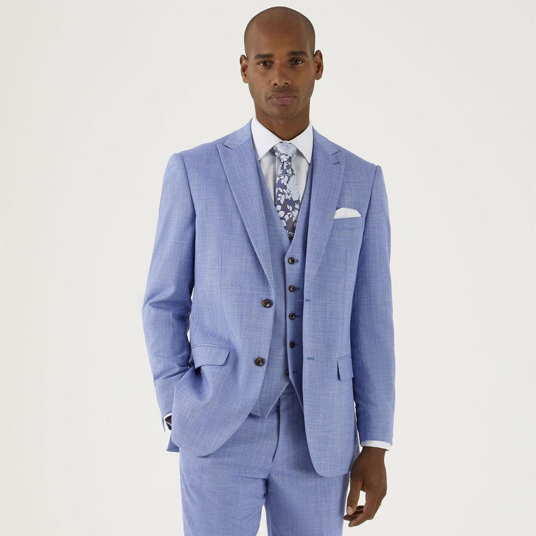 Baks MM30129 Redding Sky Blue Suit Jacket - Baks Menswear Bournemouth