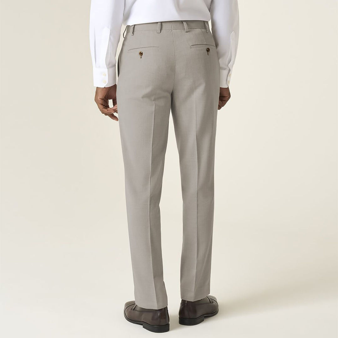 Baks MM70197 Redding Tailored Suit Trousers Stone Beige - Baks Menswear Bournemouth