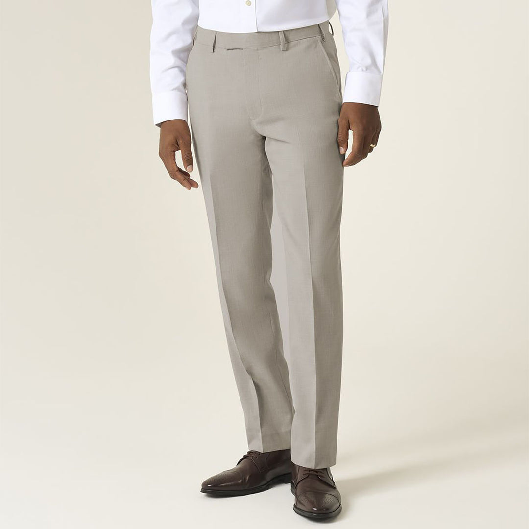 Baks MM70197 Redding Tailored Suit Trousers Stone Beige - Baks Menswear Bournemouth