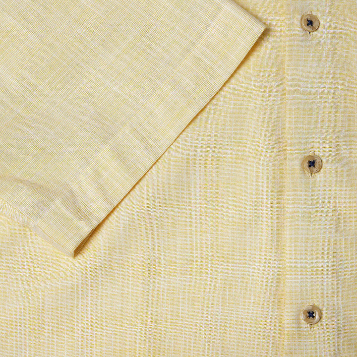 DG's Drifter Giovanni 121-14501SS-51 Lemon Short Sleeve Shirt - Baks Menswear Bournemouth