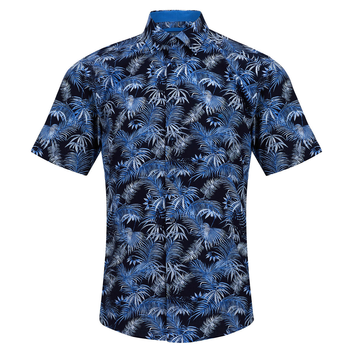 DG's Drifter Giovanni 121 14516SS 78 Navy Palm Short Sleeve Shirt ...