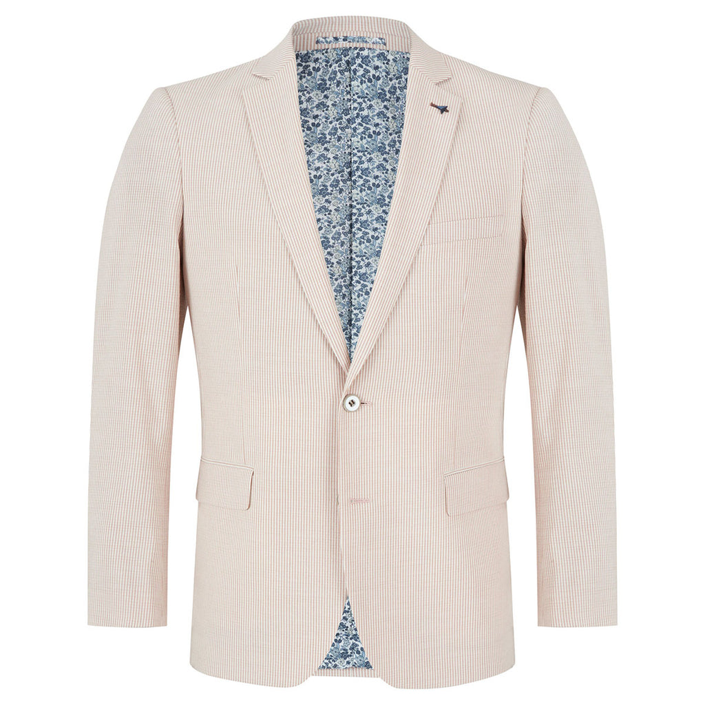 DG s Drifter Marseille 14026 62 Pink Striped Blazer Jacket