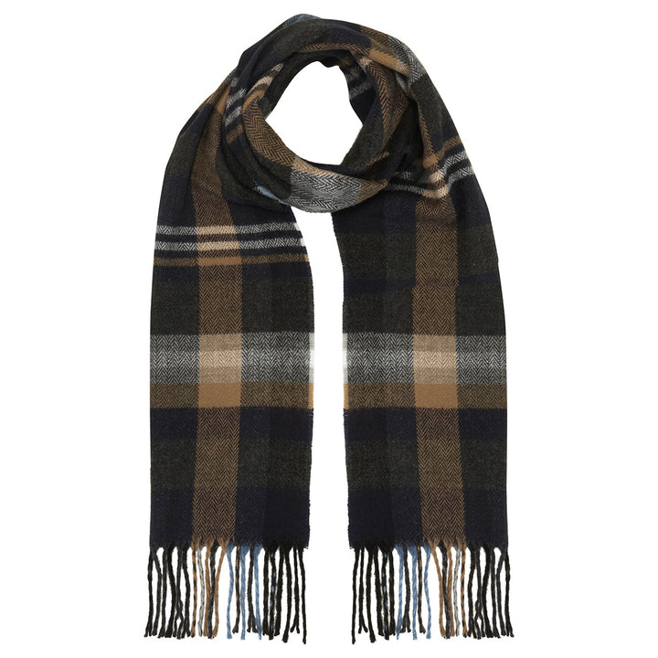 DG's Drifter Scarf Plaid Brown 3-58597-92 - Baks Menswear Bournemouth