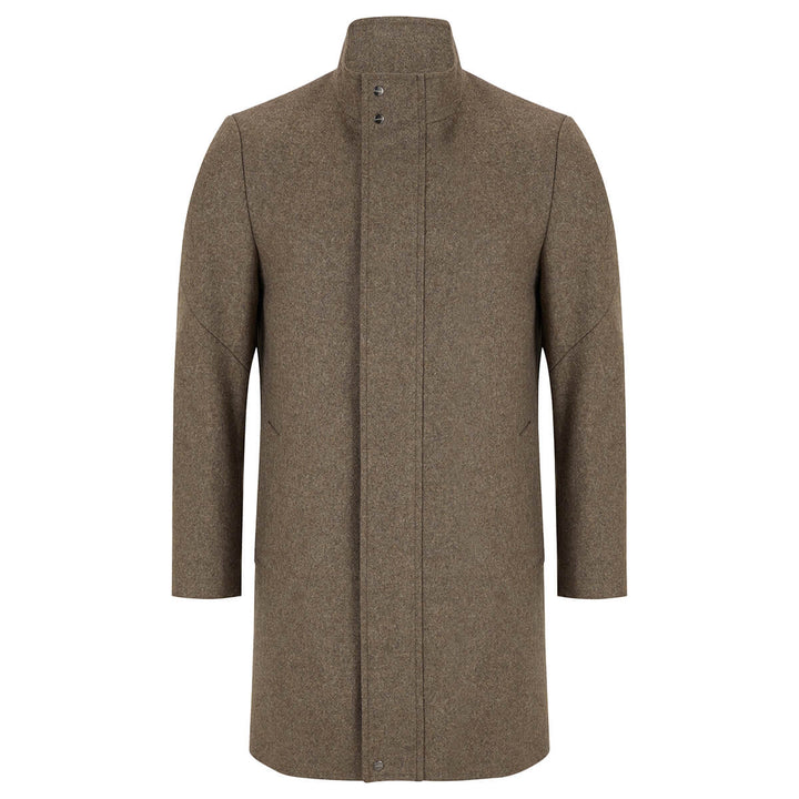 Douglas 4-90466-97 Morgan Taupe Wool Blend Tailored Coat - Baks Menswear Bournemouth