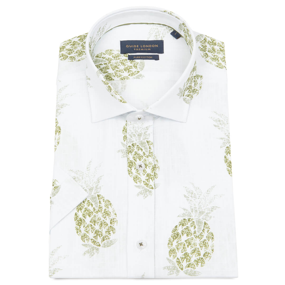 Pineapple dress shirt on sale