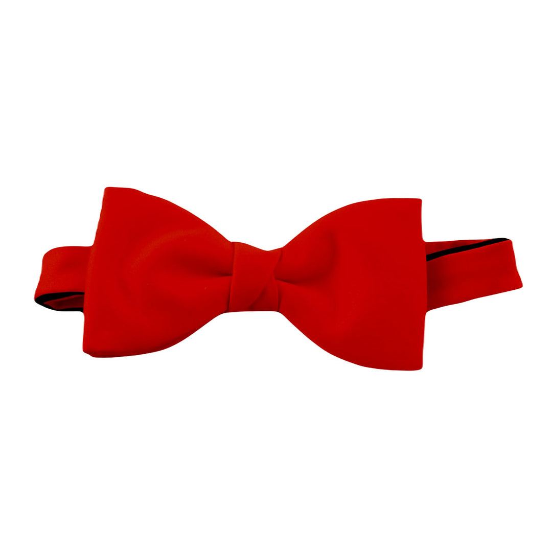 Red Satin Bow Tie - Baks Menswear Bournemouth