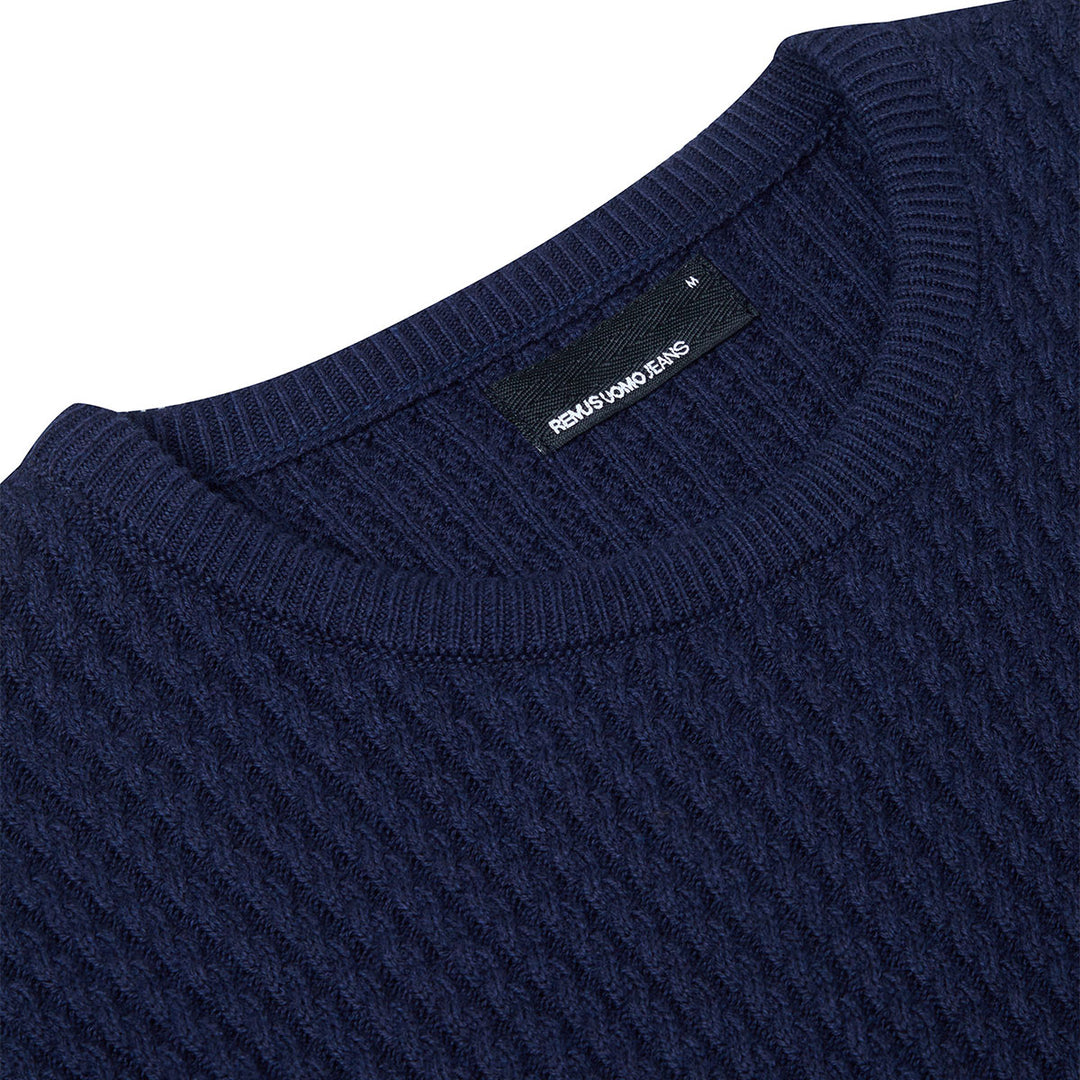 Remus 523-58673-29 Navy Crew Neck Jumper